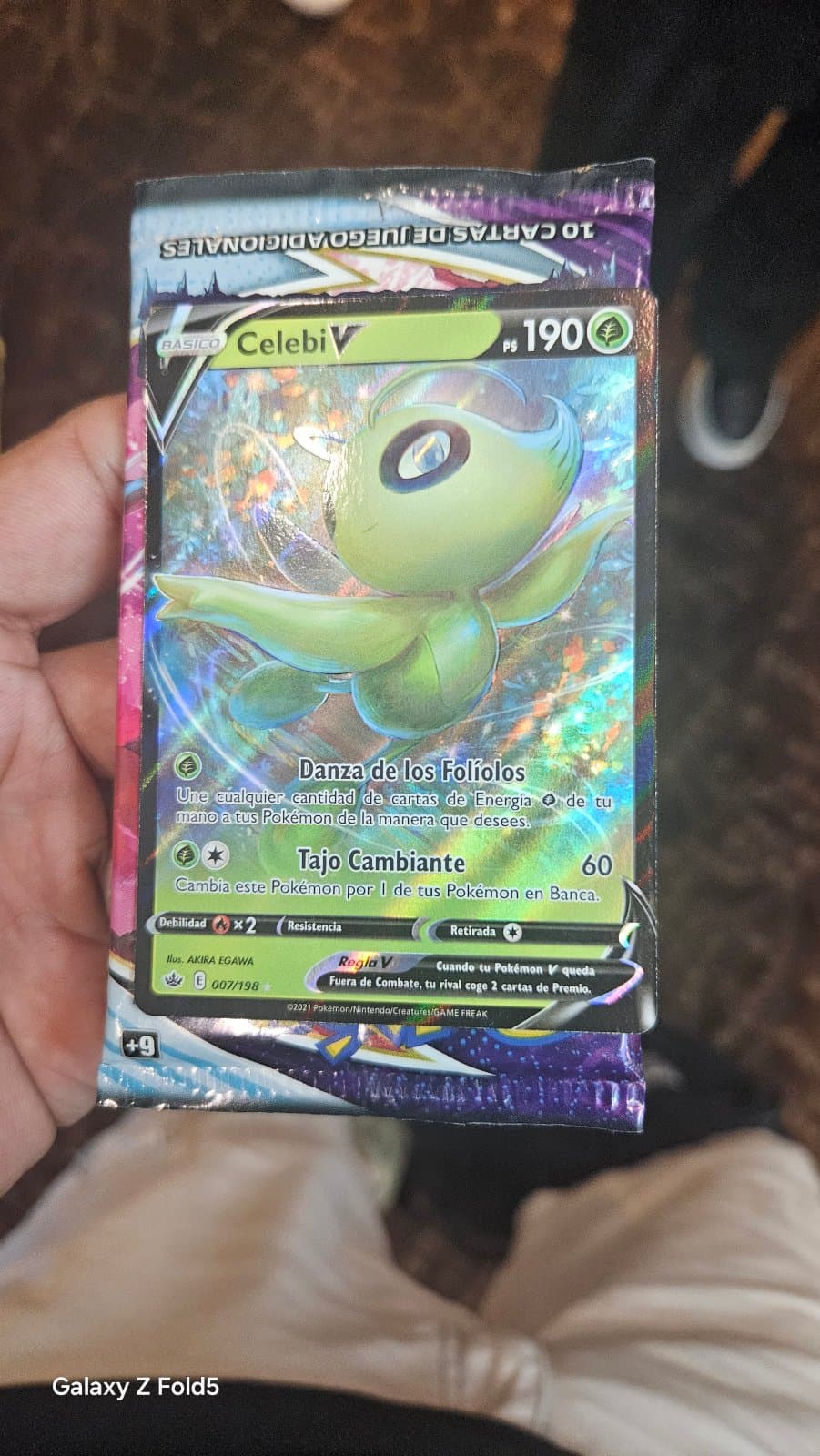 Celebi V 007/198 - Reinado de Escalofríos (CRE) Español - Sobre Promocional