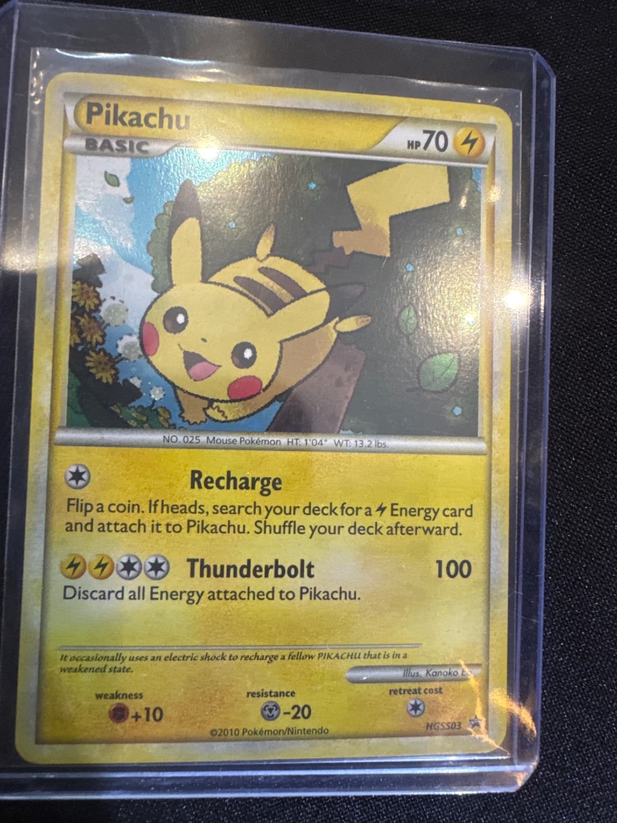 Pikachu HGSS03 - Promo HeartGold SoulSilver Inglés