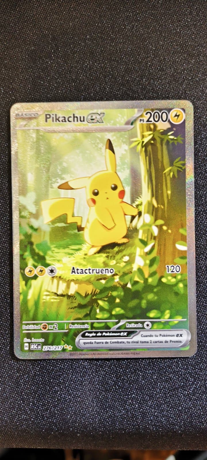 Pikachu ex 276/217 - (ASC) Español Full Art